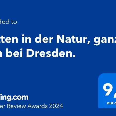 Mitten In Der Natur, Ganz Nah Bei Dresden. Apartament Bannewitz
